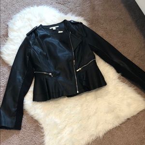 Francesca’s Faux Leather Jacket